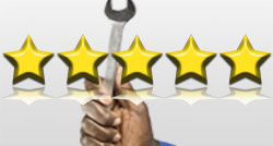 Auto Technician 5 star rating system