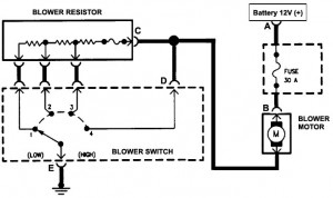blower motor schematic